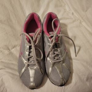 Nike (2008) Navina 2 Silver Pink Sneakers 324662-002 Women Sz 9